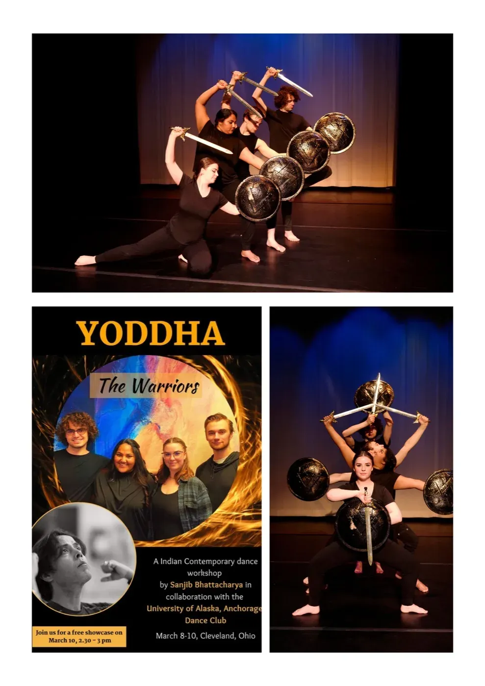 Contemporary dance intensive at the University of Alaska