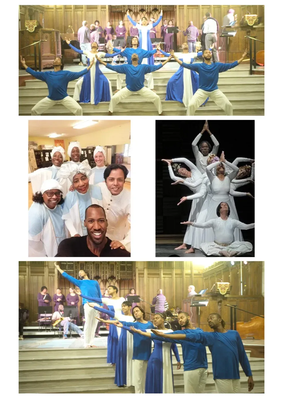 Indian–African-American dance collaboration with Duffy Liturgical, Cleveland