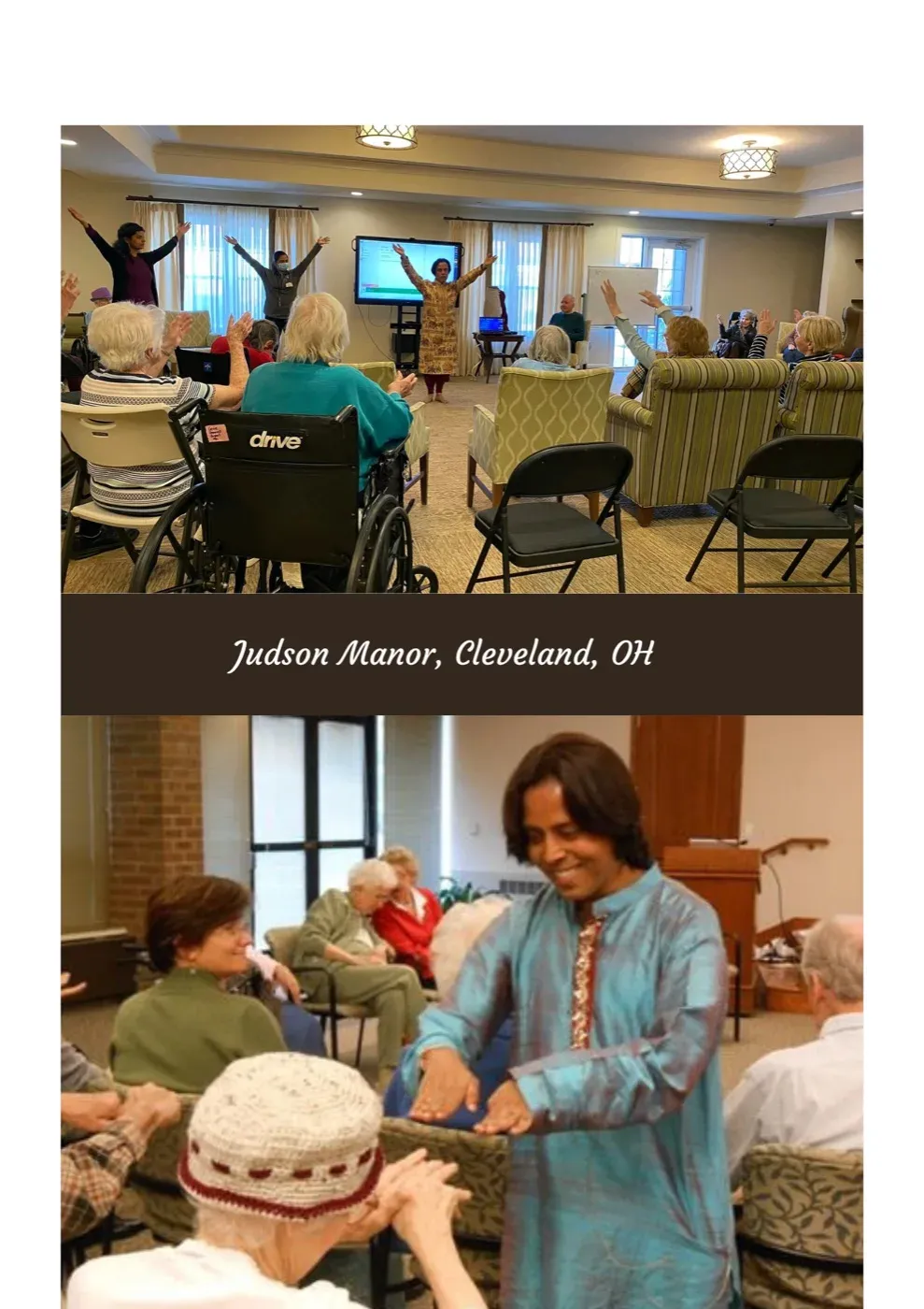 Dance on Chair program for seniors at Judson Manor, Ohio